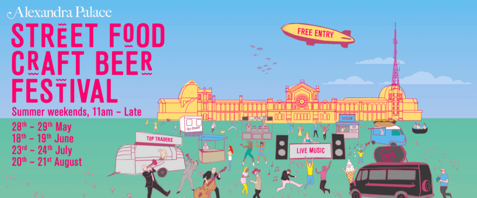 Alexandra Palace Street Food Craft Beer festival